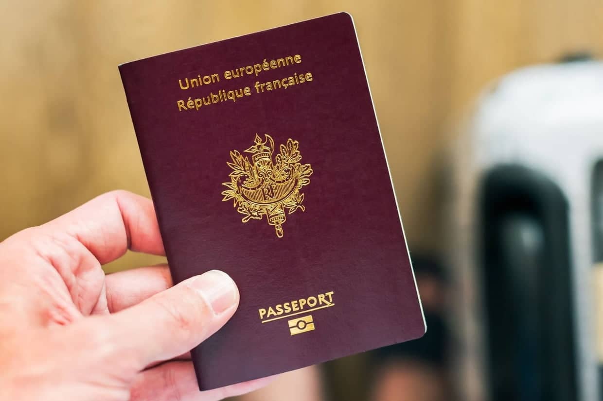 Design passeport français